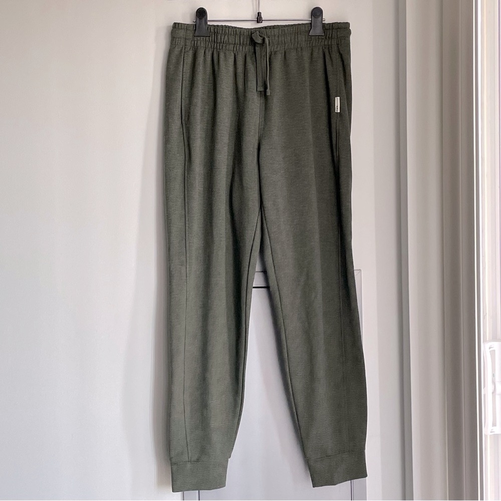 FRANK AND OAK Men's Olive Green Joggers